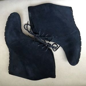 Clarks Dark navy suede Rosepoint Dew